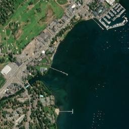Tahoe City California High Resolution Satellite Map