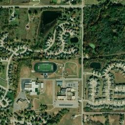 4640 North 107 Street, Kansas City, KS High Resolution Satellite Map