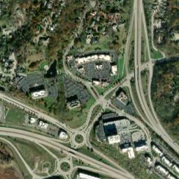 Northwest Briarcliff Parkway & Missouri 9 Kansas City MO High Resolution Satellite Map