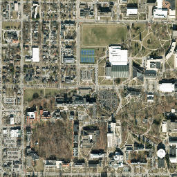 Bloomington map(satellite map)