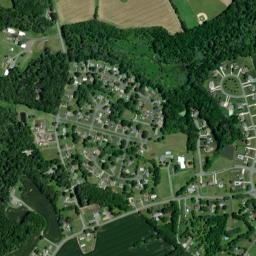 Voshell Cove Delaware High Resolution Satellite Map