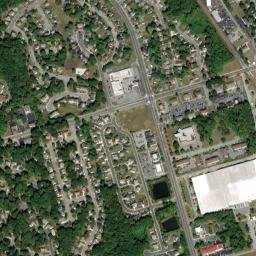 The Hamlet Delaware High Resolution Satellite Map