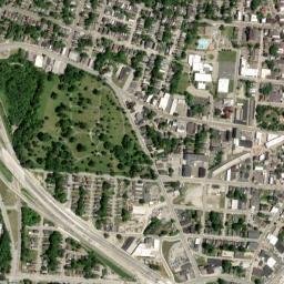 Cumminsville Ohio High Resolution Satellite Map