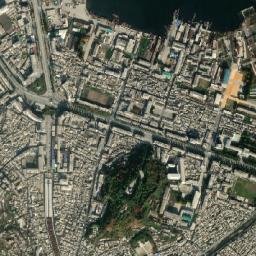 Wŏnsan map(satellite map)