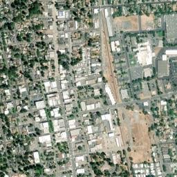 Ukiah map(satellite map)