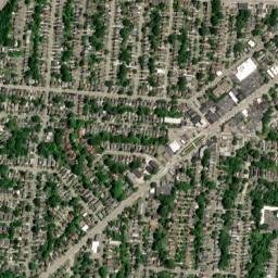 Oakley Square Ohio High Resolution Satellite Map