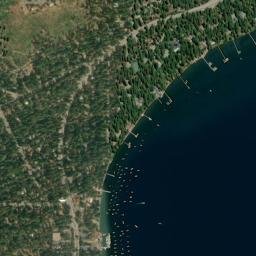 Tahoe Park California High Resolution Satellite Map