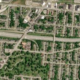 Evanston Ohio High Resolution Satellite Map