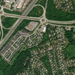 Scaggsville map(satellite map)