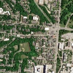 Clifton Heights Ohio High Resolution Satellite Map