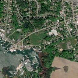 Rock Hall map(satellite map)