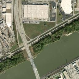 North Kansas City map(satellite map)