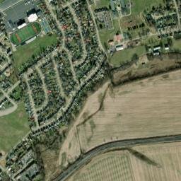 Waverly Estates Ohio High Resolution Satellite Map