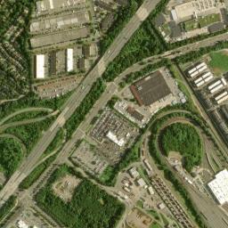 Satellite view of Needwood Golf Course