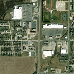 1601-1699 West Broadmoor Drive, Marshall High Resolution Satellite Map
