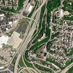 Mount Adams Ohio High Resolution Satellite Map