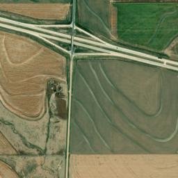 Interstate 70 Grainfield KS 67737 High Resolution Satellite Map