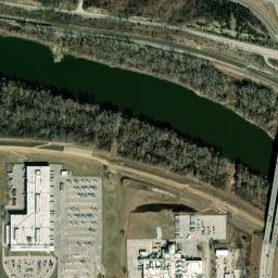 4773-5591 Kaw Drive Kansas City KS 66102 High Resolution Satellite Map