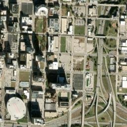Kansas City map(satellite map)