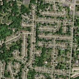 Eileen Gardens Ohio High Resolution Satellite Map