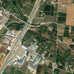 La Pobla Llarga map(satellite map)