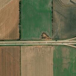 East Springcreek Road & Interstate 70 High Resolution Satellite Map