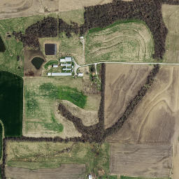 Lafayette County map(satellite map)
