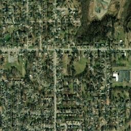 2100-2198 South 47 Terrace Kansas City KS High Resolution Satellite Map