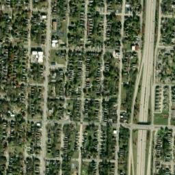 3701-3703 Woodland Avenue Kansas City High Resolution Satellite Map