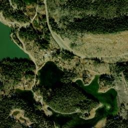 Mesa Lakes Colorado High Resolution Satellite Map