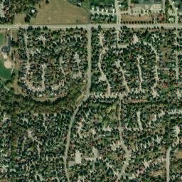 4830-4898 Noreston Street Shawnee KS High Resolution Satellite Map