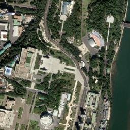 Pyongyang map(satellite map)