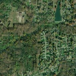Locust Lake Ohio High Resolution Satellite Map