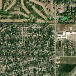 815 Southeast 36th Street, Topeka, KS High Resolution Satellite Map