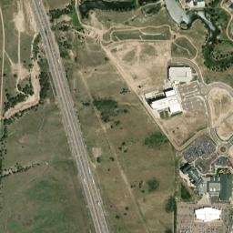 InterQuest Parkway & Interstate 25, United States Air For High Resolution Satellite Map