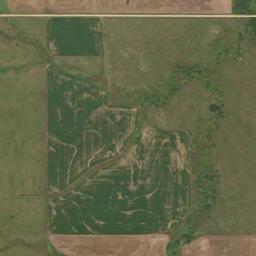1453 Coronado Rd, Bennington, KS 67422 High Resolution Satellite Map