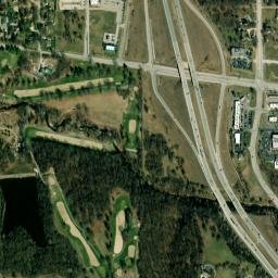 16675 Midland Drive, Shawnee, KS 66217 High Resolution Satellite Map