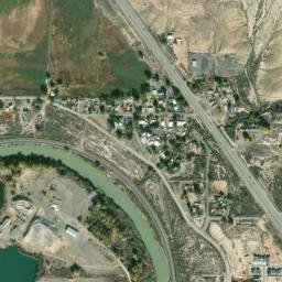 Whitewater Colorado High Resolution Satellite Map