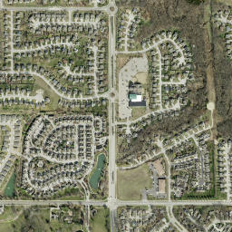 3291 West Princeton Boulevard Lawrence High Resolution Satellite Map