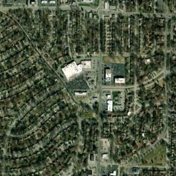 2304 W 76th St Prairie Village KS High Resolution Satellite Map