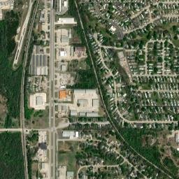 305 Southeast Willow Way Street Topeka KS High Resolution Satellite Map