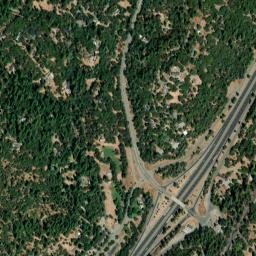 Clipper Gap California High Resolution Satellite Map