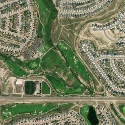 9906 Kings Canyon Drive Peyton CO High Resolution Satellite Map