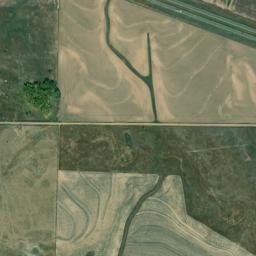 Interstate 70, Ogallah, KS 67656, America High Resolution Satellite Map