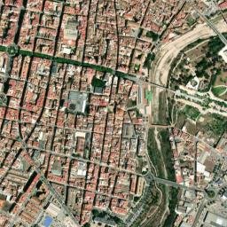 Benirredrà map(satellite map)
