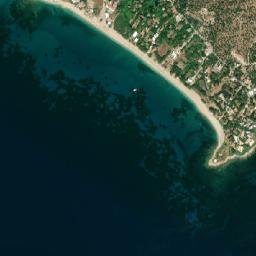 Satellite view of Lesvos Plomari