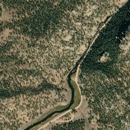 County Road 96, Pike National Forest, Florissant High Resolution Satellite Map