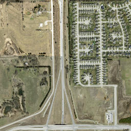 State Highway 10, Kanwaka, KS 66049 High Resolution Satellite Map