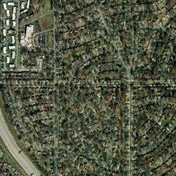 8931 Reeder St Overland Park KS High Resolution Satellite Map