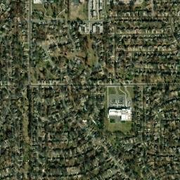 9651-9699 West 91st Street, Overland Park High Resolution Satellite Map
